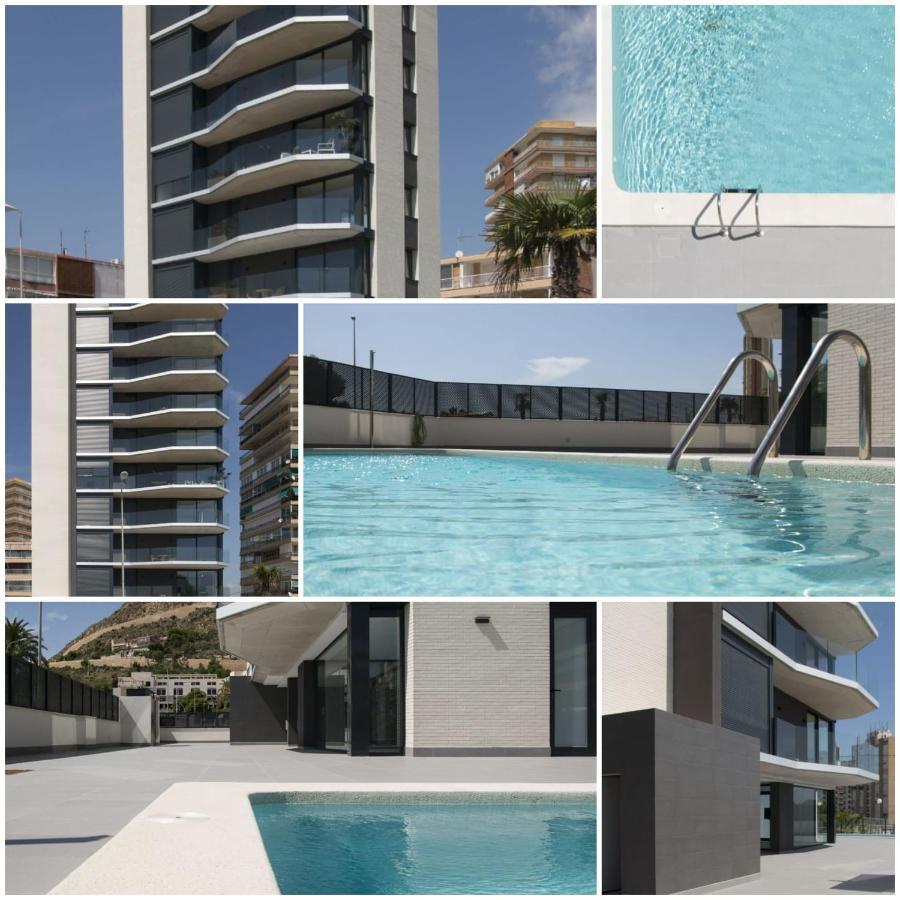 Modern Sea Front Sea Water Lägenhet Alicante Exteriör bild